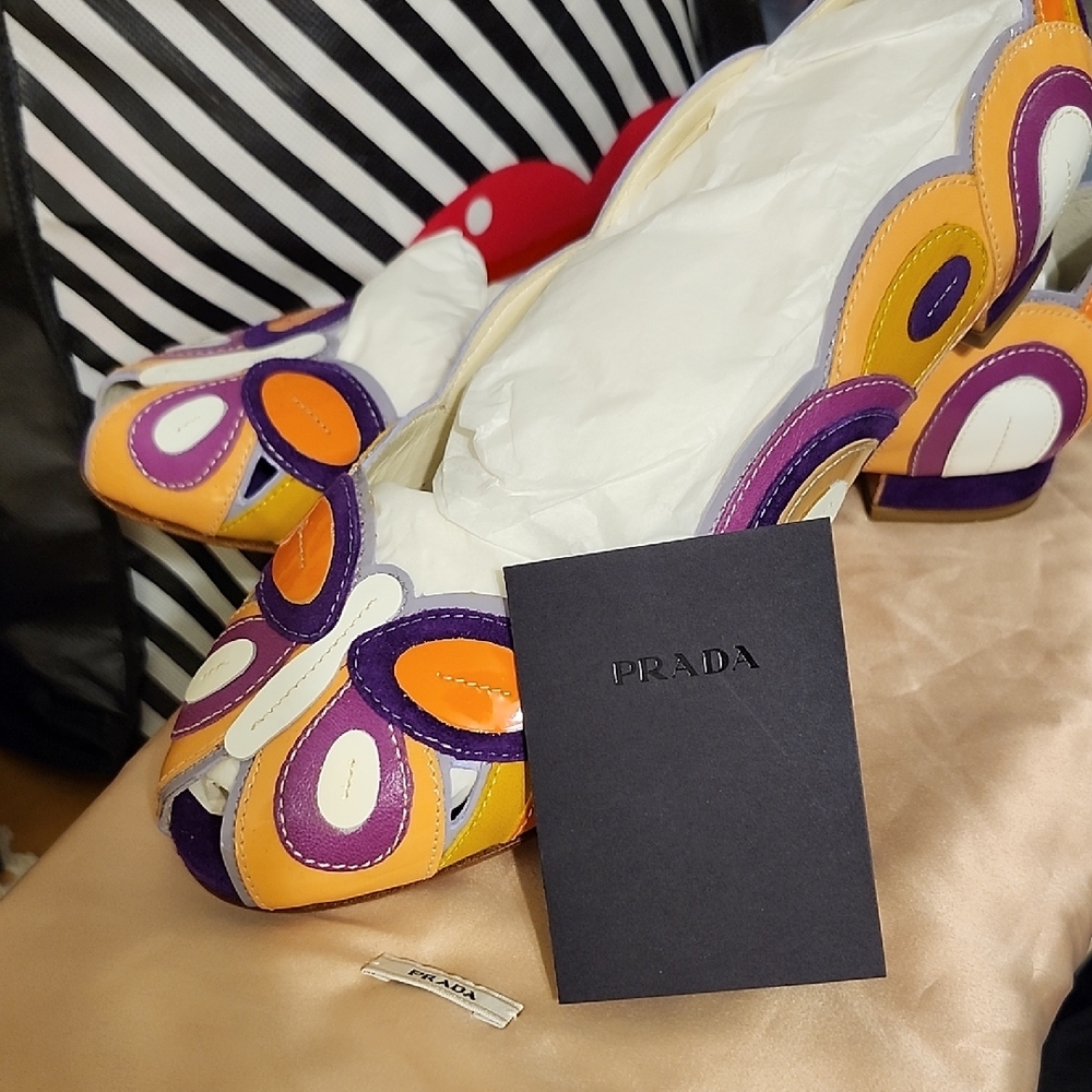 Prada Colorful Leather Pumps